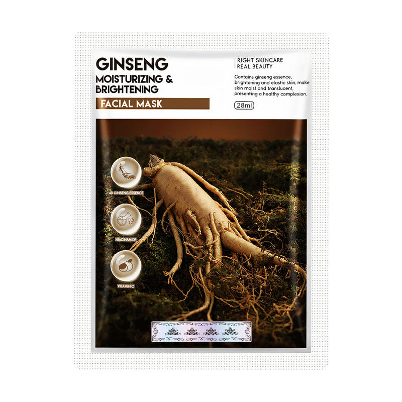 Mascarilla hidratante y translúcida de Ginseng 28ml