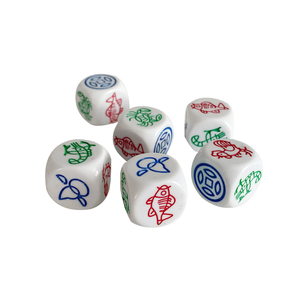 Acrylic Casino Shaker máy với tùy chỉnh khắc 16mm cá tôm cua trò chơi xúc xắc Tay Chạm Khắc - Product Image 4