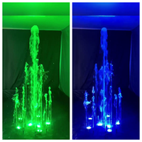 Fontaine musicale moderne à jet alternatif, installation facile, prix usine, fontaine de jardin extérieure en acier inoxydable