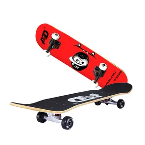 Rocker Ganda Gaya Bebas Skateboard Di Saham 31 Inci 4 Roda Skateboard Skate Deck