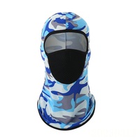 Venta caliente deportes al aire libre pasamontañas protector solar máscara facial y cubierta de cabeza a prueba de viento gorra de montar fina para pesca