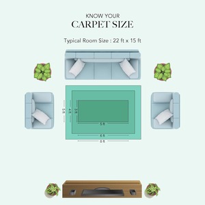 Tapis en jute tressé écologique, rayé multicolore, rectangulaire, pour salon, disponible à prix abordable - Product Image 5