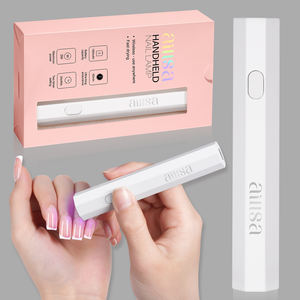 <span class=keywords><strong>Aillsa</strong></span> OEM de secado rápido de mano Punta de uñas de Gel suave cubierta completa puntas de uñas pequeño Mini portátil UV LED juego de lámpara de uñas para uñas - Product Image 1
