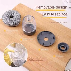 <b>Kitchen</b> Dishwashing Sponge Double-sided Sponge Pot Scrubbing Tool Household Cleaning <b>Cloth</b> Non-stick Dishwashing <b>Cloth</b> Scouring - Product Image 3