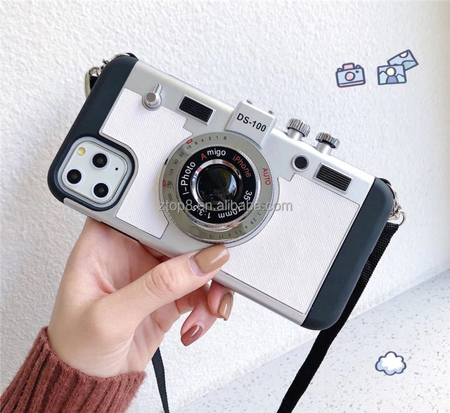Camera Phone Case for Samsung Galaxy S23 Ultra S21 Emily Same Design Style S22 Retro Anti-fall Back Cover Cellphone Accessories