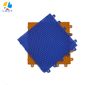 Baldosas de suelo de gimnasio entrelazadas de alta calidad, suelos de plástico modulares antideslizantes para interiores, jardines deportivos, baloncesto, directo de fábrica - Product Image 3