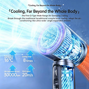 13000Rpm Rechargeable Handheld Cooling With Refrigeration Mini <b>Portable</b> Personal <b>Fan</b> for Home Car Summer Use - Product Image 4
