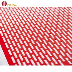 Maille métallique <span class=keywords><strong>perforée</strong></span> décorative à trous carrés/triangulaires/en forme d'écailles de poisson avec services de découpe et de pliage, épaisseur de 0,5 à 6 mm - Product Image 1