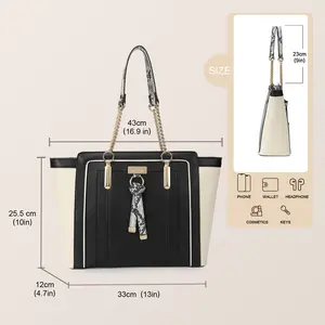 HEC 2024 New Style Lady Crossbody Handbags Large Size Fashion Handbag For Woman