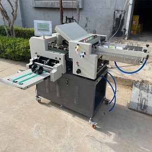 2025 thiết kế mới nhất tự động công nghiệp quảng cáo lớn tờ rơi 1/2 1/4 cuốn sách giấy văn phòng giấy chéo gấp máy - Product Image 2