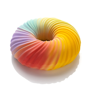 AKOKO Donut Round Mousse Moule en silicone Moule à chocolat Pâtisserie française Moule à gâteau - Product Image 3