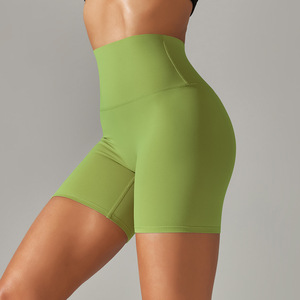 Pantaloni <span class=keywords><strong>corti</strong></span> <span class=keywords><strong>donna</strong></span> Activewear Yoga Wear pantaloncini elastici personalizzati a coste coscia trend bottino ma Leggings <span class=keywords><strong>attillati</strong></span> per le donne - Product Image 3
