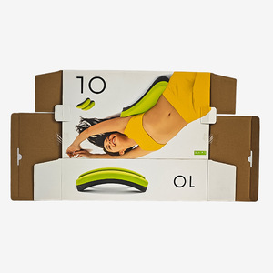 กล่องใส่ของขนาดใหญ่กล่องกระดาษลูกฟูกพิมพ์ลายแบบเหน็บหมอนเมมโมรีโฟม - Product Image 2