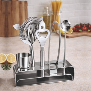 Juego de Coctelera de 7 Piezas de Acero Inoxidable Premium, Reutilizable y Portátil, para Bar Profesional y Mixología Casera - Product Image 4