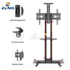 <span class=keywords><strong>Support</strong></span> <span class=keywords><strong>TV</strong></span> mobile Zeno de 32 à 65 pouces avec roulettes, <span class=keywords><strong>support</strong></span> <span class=keywords><strong>TV</strong></span> pour moniteur, dernier chariot <span class=keywords><strong>TV</strong></span> portable avec <span class=keywords><strong>support</strong></span> AVA1500-60 - Product Image 3