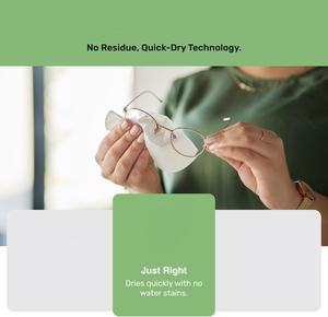 Lingettes humides pour appareils photo et écrans d'ordinateur Lingettes nettoyantes pour lentilles emballées individuellement - Product Image 2