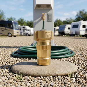 Régulateur <span class=keywords><strong>de</strong></span> <span class=keywords><strong>pression</strong></span> <span class=keywords><strong>d</strong></span>'<span class=keywords><strong>eau</strong></span> pour camping-car 40-50 PSI réglable, corps en laiton avec raccords <span class=keywords><strong>de</strong></span> tuyau standard, régulateur <span class=keywords><strong>de</strong></span> <span class=keywords><strong>pression</strong></span> <span class=keywords><strong>d</strong></span>'<span class=keywords><strong>eau</strong></span> pour caravane - Product Image 6