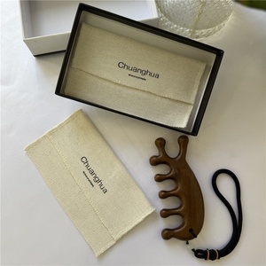 Chuanghua geri dönüşümlü organik pamuk tuval zarf kılıfı İpli özel Logo çevre dostu Gua Sha tarak ambalaj takı için - Product Image 6