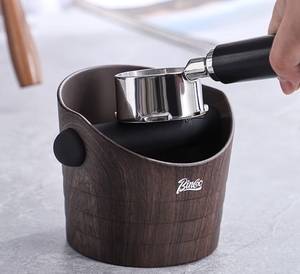 Cubo de Madera Antiguo para Granos de Café, Diseño Vintage Elegante, para Almacenamiento - Product Image 2