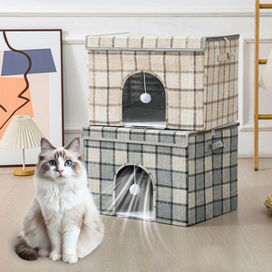 Nido de gato fresco de verano, nido de gato fresco, <span class=keywords><strong>casa</strong></span> de aire acondicionado plegable <span class=keywords><strong>para</strong></span> <span class=keywords><strong>gatos</strong></span>, nueva bolsa de hielo <span class=keywords><strong>casera</strong></span>, <span class=keywords><strong>casa</strong></span> de refrigeración <span class=keywords><strong>para</strong></span> mascotas duradera - Product Image 1