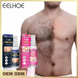 Costom OEM ODM penghilang rambut tanpa rasa sakit semprot penghilang Inhibitor pertumbuhan rambut 100% alami wajah permanen lengan perlengkapan kaki ketiak