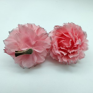 Feather Flower Clips Pink Ball Holiday Decorations <b>Wedding</b> Craft <b>Accessories</b> - Product Image 1