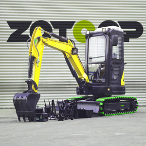 Gratis Verzending Epa Motor Graafmachine 2.5 Ton Mini Crawler Graafmachine Motor Digger Machine Kleine Graafmachine Bagger - Product Image 1