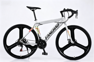 <span class=keywords><strong>Bicicleta</strong></span> de Carretera Profesional de 27.5 Pulgadas con Rueda Integrada de 3 Radios, <span class=keywords><strong>Bicicleta</strong></span> de Carreras de 21 Velocidades con Frenos de Disco <span class=keywords><strong>para</strong></span> Adultos - Product Image 5