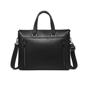 Marque de luxe Design en cuir végétalien sac à main d'affaires hommes bandoulière unique mallette pour ordinateur portable avec <span class=keywords><strong>porte</strong></span>-poignée de bagage - Product Image 2