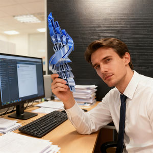 Giocattolo Antistress a Forma di Sfera con Ingranaggi Stampato in 3D, Spinner con Liquido, Giocattolo Sensoriale per Alleviare lo Stress - Product Image 4