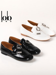 <span class=keywords><strong>Mocassins</strong></span> en cuir véritable pour femme, bout rond, confortables et antidérapants, idéaux pour l'été, modèle à enfiler – Collection Printemps 2026 - Product Image 4
