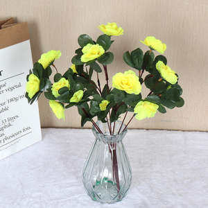 ช่อดอกไม้ขนาดเล็ก7กิ่งดอกชวนชมสำหรับตกแต่งงานแต่งงานงานเเต่งงานดอกไม้ประดิษฐ์ - Product Image 3