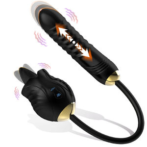 Vibrator mainan seks telur melompat peluru pemijat puting mawar ujung ganda dewasa Vibrator mainan seks untuk wanita - Product Image 1