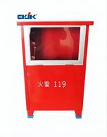Armoire extérieure étanche pour hydrant d'incendie, boîte à tuyaux d'incendie autonome, armoire en acier pour équipement incendie, personnalisable