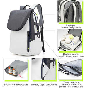 Mochila de Nailon de Gran Capacidad Personalizada para Bádminton, Tenis, Pickleball, Cricket, Raquetas, Bolsa para Raquetas de Múltiples Deportes - Product Image 4