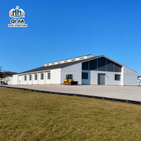 Structure de hangar en acier galvanisé à chaud de style industriel moderne avec une haute résistance au vent pour une utilisation en ferme