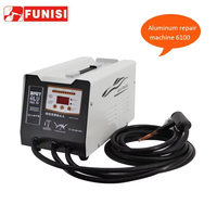 Machine à tirer les bosses FUNISI F90ES+6100 avec kit d'outils de réparation de carrosserie automobile en aluminium, fer et acier