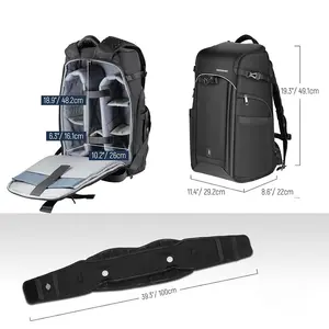 Produttore di macchina da viaggio zaino in tela borsa resistente Unisex miglior zaino per fotocamera da viaggio