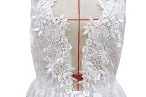 Tessuto di pizzo di alta qualità per <span class=keywords><strong>abiti</strong></span> da sposa da ricamo per le donne <span class=keywords><strong>abiti</strong></span> da sposa classici - Product Image 5