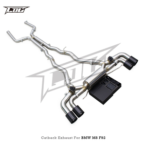 Tubos de Escape de Acero Inoxidable para <span class=keywords><strong>BMW</strong></span> <span class=keywords><strong>M8</strong></span> Competition Coupé F92 4.4TT 2019-2024, Sistema de Silenciador Catback con Válvula Electrónica - Product Image 2