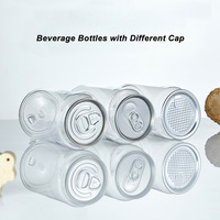 Bouteille en plastique de marque privée de logo personnalisé pour l'emballage vide de récipient de boisson de boisson d'eau de jus 250ml 330ml 400ml 500ml 700ml