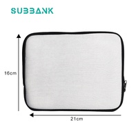 Housse d'ordinateur portable en néoprène Subbank pour sublimation, tailles 8, 10, 12, 13, 14, 15 pouces, sac de protection pour ordinateur, cadeaux personnalisés DIY