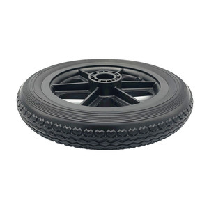 Rouleau <span class=keywords><strong>de</strong></span> <span class=keywords><strong>roue</strong></span> arrière <span class=keywords><strong>de</strong></span> fauteuil roulant noir, pièces <span class=keywords><strong>de</strong></span> <span class=keywords><strong>rechange</strong></span>, roues <span class=keywords><strong>de</strong></span> <span class=keywords><strong>brouette</strong></span> <span class=keywords><strong>de</strong></span> 12 pouces - Product Image 3