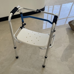 Có thể điều chỉnh nhôm ông già khung đi bộ người lớn bị vô hiệu hóa sử dụng có thể gập lại đi bộ zimmer khung - Product Image 1