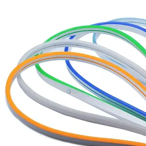 benutzerdefinierter 12v silikon neon led streifen lichter flexibler weicher streifen