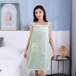 Custom Coral Fleece Bath Wrap Around <strong>Towel</strong> for Woman Thick Bath <strong>Towels</strong> <strong>Towelling</strong> Bath Rope <strong>Dressing</strong> <strong>Gown</strong> - Product Image 2
