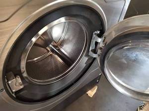 HOOP Lavandería Automática Industrial Gran capacidad Excelente lavadora y secadora Lavado <span class=keywords><strong>foldimate</strong></span> Máquina <span class=keywords><strong>de</strong></span> <span class=keywords><strong>planchar</strong></span> plegable 100-150KG - Product Image 3