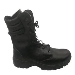 Old fashion seturity genuine boots high quality tactical boots wholesale cow leather men's boots