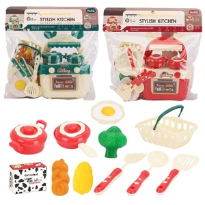 Juego de Cocina de Plástico Realista para Niños y Niñas, Juego de Utensilios de Cocina de Juguete con <span class=keywords><strong>Estufa</strong></span> de Gas en Caja - Product Image 5