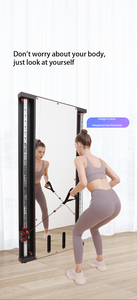 Fitness à domicile mural câble Crossover Trainer <span class=keywords><strong>Machine</strong></span> en acier <span class=keywords><strong>pour</strong></span> la <span class=keywords><strong>musculation</strong></span> jambe <span class=keywords><strong>dos</strong></span> poitrine bras entraînement comprend Fitness - Product Image 5